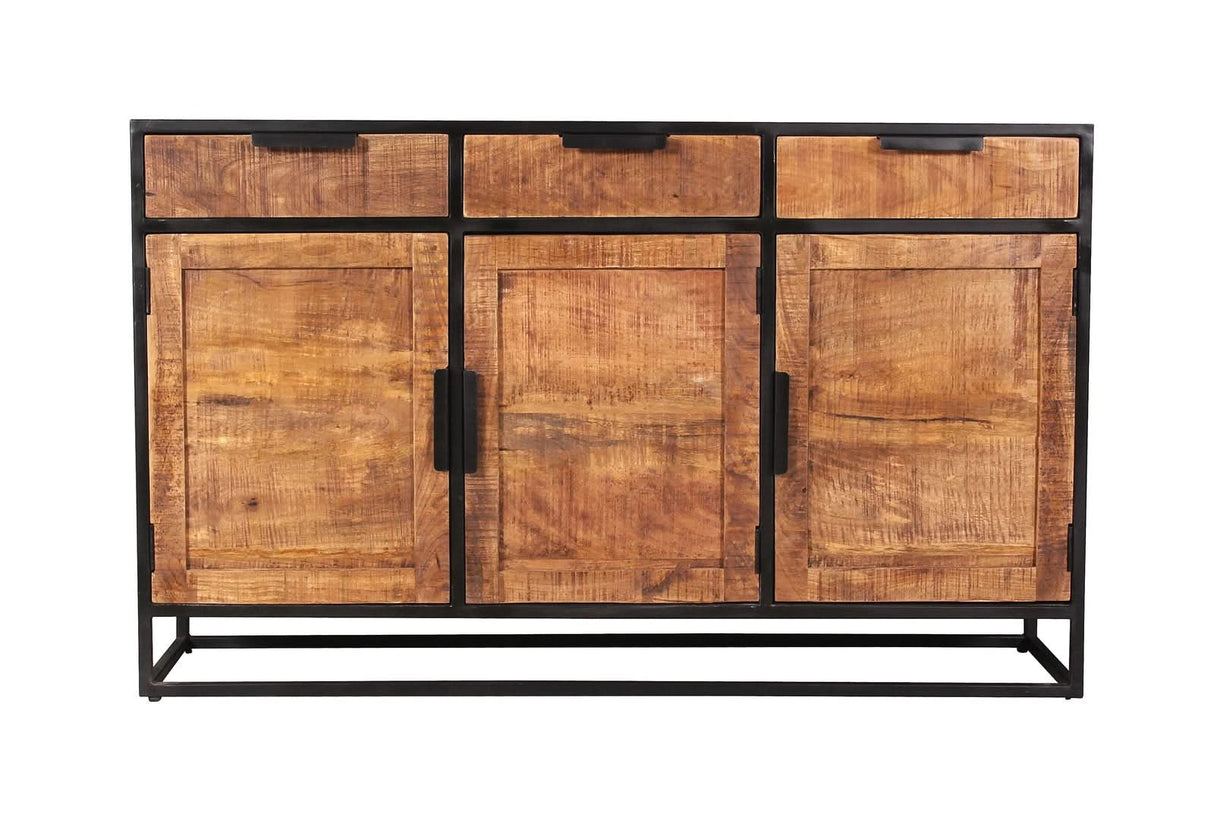 Sidney Sideboard aus Mangoholz, Metall