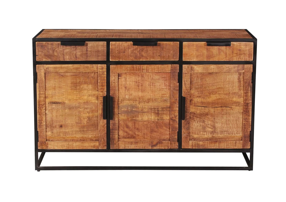 Sidney Sideboard aus Mangoholz, Metall