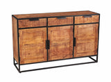 Sidney Sideboard aus Mangoholz, Metall