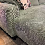 Toni Ecksofa - 284x180cm - Breitcord - Funktionssofa