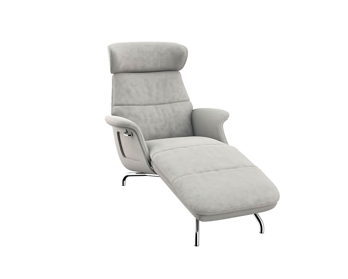 Clement Chaiselongue - Cord - Oft White